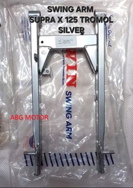 SWING ARM GARPU CAPIT UDANG SUPRA X 125 TROMOL WARNA SILVER MERK WIN