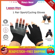 MS Outdoor Sport Bike Cycling Gloves Breathable Anti-Slip Gym Sport Yoga Exercise Hiking Half Finger Gloves 手套