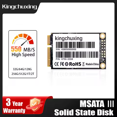 Kingchuxing Ssd MSATA SSD 2TB Solid State Disk 1TB 512GB 256GB 128GB Hard Drive for Laptops Notebook
