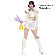 สาวKpop Demon Huntersเครื่องแต่งกายอะนิเมะRumi Zoey Mira Huntrix Huntersคอสเพลย์สำหรับเสื้อผ้าผู้หญิ