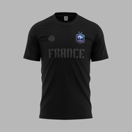 France World Cup 2022 Jersi Blackout - Jersey Roundneck