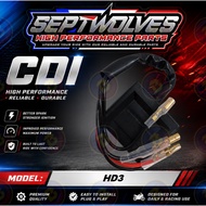CDI UNIT for Kawasaki HD3, Motorcycle CDI HD3, Septwolves Brand.