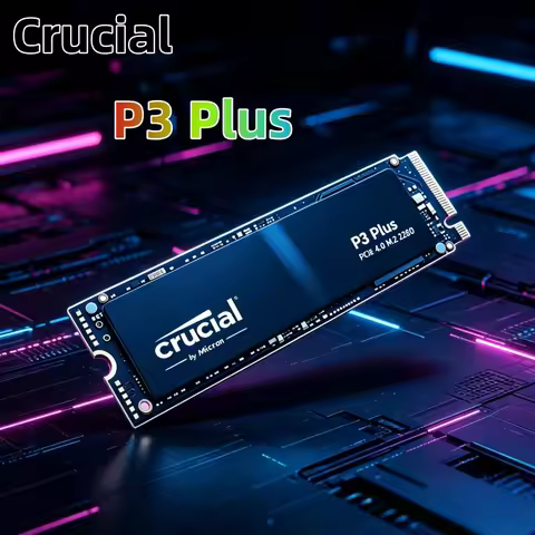 Crucial M.2 2280 PCIe4 NVMe P3 Plus SSD 1TB 2TB 3D NAND Ultra Fast OEM Internal Gaming Drive for Lap