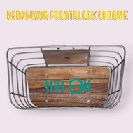 Chrome krum Front Block Basket Outdoor FrontBlock Basket