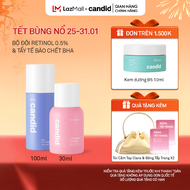 Bộ Đôi Hỗ Trợ Cải Thiện Da Toàn Diện Candid Retinol 0.5% 30ml & Hoạt Chất BHA 100ml
