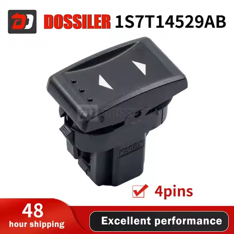 1S7T14529AB Dossiler Ford Mondeo MK3 Interior Passenger Side Window Control Switch Unit 1S7T-14529-A