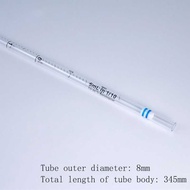 Blue 50Pcs Portable 5Ml Serological Pipette Transparent Sterilized Plastic Pipettor Sedropper