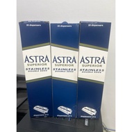 Astra Stainless Double Edge Blade 1 Box Contains 100 Blades.