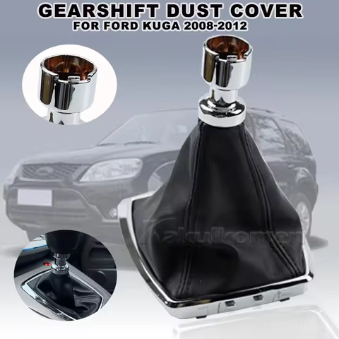 Manual Gearstick Boot Shift Lever Leather Dust Cover for Ford C-Max 2008-2010 & Kuga 2008-2012 GB646