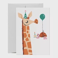 【Card Nest 】Giraffe &amp; Tortoise 生日卡 ＃英國進口 ＃C1199