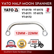 YT-0170/YT-0171/YT-0172/YT-0173/Y-0175 YATO HALF MOON SPANNER Hand Tool Halfmoon Spanner Wrench 10X1