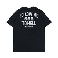 Metal t-shirt Satanic Distro t-shirt Men Women Black SIXCISSORS 666 FMTSIX