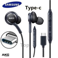 三星 Galaxy Note 10 S20 S21 S22 Type C AKG 耳機入耳式有線麥克風音量控制 USB-