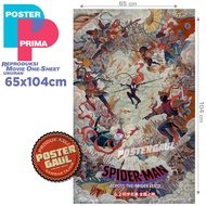 Poster Prima Reproduction Movie One-Sheet SPIDER-MAN: ACROSS THE SPIDER-VERSE (CHINA Version) TOS159 - Size 65 x 104 cm