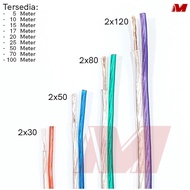 FG Type 2x30 50M Transparent Audio Cable Monster Speaker 50 Meters Full