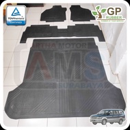 Karpet Karet Lantai Mobil TOYOTA KIJANG NEW KAPSUL Krista SX LX SSX LSX SGX LGX Hitam FULLSET