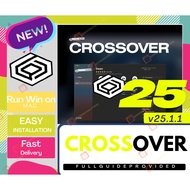 CrossOver 25 𝐯𝟐𝟓.𝟏.𝟏 2026 [For Mac] Support Tahoe (M1/M2/M3/M4 /Intel) 🔥𝐋𝐀𝐓𝐄𝐒𝐓