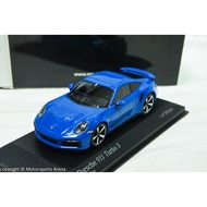 1: 43 Minichamps Porsche 911 Turbo S 992 2020 Blue ※