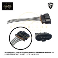 PROTON PERDANA V6 AIR FLOW SENSOR / WIRA 1.6 / 1.8 POWER TR UNIT J22T SOCKET ( 8 PIN ) AF-B013-N