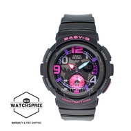 Casio Baby-G Dual Dial World Time Women's Black Resin Strap Watch BGA190-1B BGA-190-1B