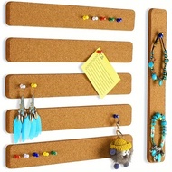 3/6/12pcs, Long Cork Strips, Cork Felt, Announcement Strips, Self-adhesive Cork Board, Bulletin Boar