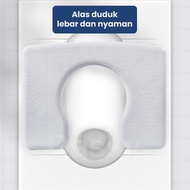 BASSY Squat Toilet Seat Bathroom Seat Plastic Toilet Seat HSB682