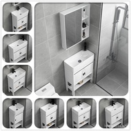 Bathroom Cabinet Bathroom Waterproof Aluminum Integrated Space Small Apartment Small Cabinet Size 9c