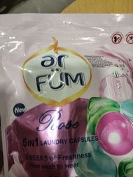ar FUM 5合1洗衣膠囊 玫瑰 Rose
