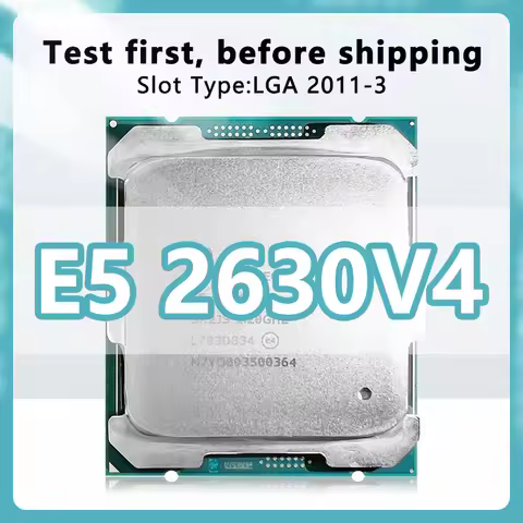 Xeon E5-2630V4 CPU 14nm 10 Cores 20 Threads 2.2GHz 25MB 85W LGA2011-3 CPU for X99 server motherboard