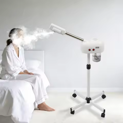 800W 110V 2 in 1 Portable Professional Face Steamer Facial Skin Care Machine for Facial Deep Cleanin