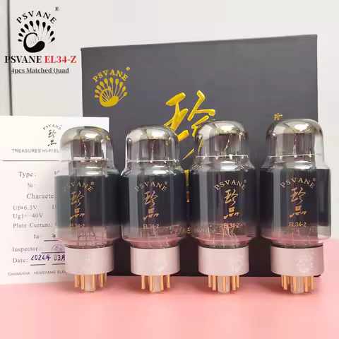 PSVANE EL34Z EL34Vacuum Tube Collection Edition Upgrade EL34C 6CA7 6P3P 6L6 EL34 Electronic Tube Amp