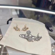 European American Creative Cupids Arrow Planet Earrings