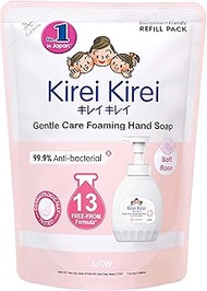 Kirei Kirei Gentle Care Foaming Hand Soap (Soft Rose) 400ml Refill, White