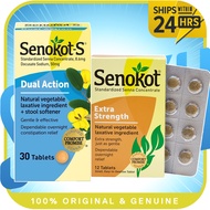 Senokot S Dual Action Natural Vegetable Laxative Ingredient Plus Stool Softener Tablets l Senokot Ex