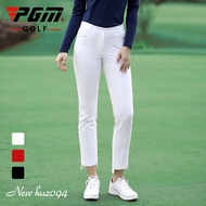 PGM Golf Women's Pants Autumn Sports Pants Comfortable Slim Thin Pants  Womens Golf Clothing Cropped Trousers KUZ094