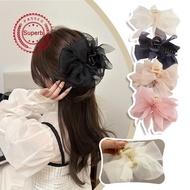 Mesh Bow Hair Clip Women's Hairpin Fashion Hair Accessories Q6a4