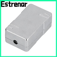 ESTRENAR RJ45 Single Port, Shielded Design Single Port CAT6 Junction Box, Durable With Module  Conne