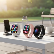 LAXASFIT New H9 2.01-Inch HD Touch Screen Sports Smartwatch  LAXASFIT Jam Pintar Sukan H9 2.01 Inci 