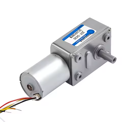 JGY-2430 Low Noise Brushless DC Motor Long Lifetime 12V 24V Worm Gear Motor