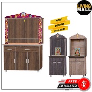 Living Mall Hindu Altar Cabinet In 15 Designs.