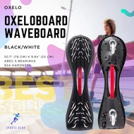 [สินค้า-พร้อมส่ง] OXELO เวฟบอร์ด Oxeloboard (สีดำ/ขาว) SKATEBOARD LONGBOARD WAVEBOARD สเก็ตบอร์ด ลอง