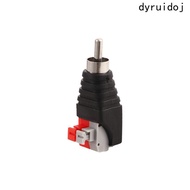 DYRUIDOJ RCA Connector Video Signals RCA Jack Adapter Jack Male RCA Connector Adapter