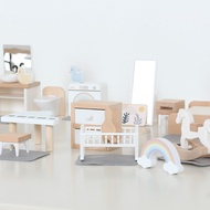 Play House Toys Simulation Mini Furniture Small Kitchen Children's Doll House Miniature Food Toys Sc