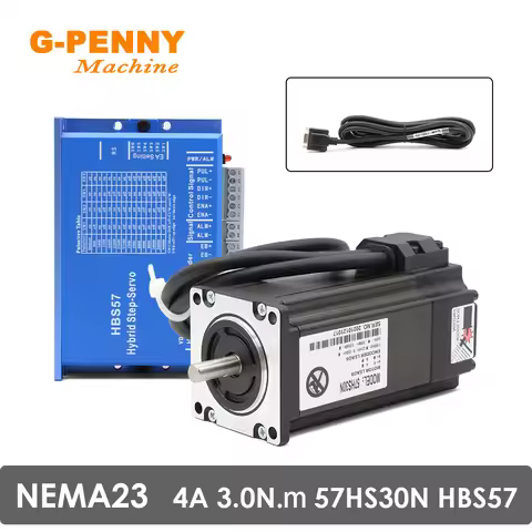 NEMA23 Closed Loop Stepper Motor 3.0N.m HBS57+57HS30N Hybird Driver 2phase 17-70VDC