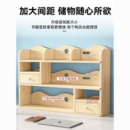 [in stock] Simple solid wood bookshelf for students, pine wood children's storage, multi-layer bay w