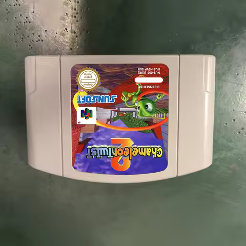 Retro Chameleon Twist 2 for N64 Game Cartridge for Nintendo 64 Console EUR PAL Version