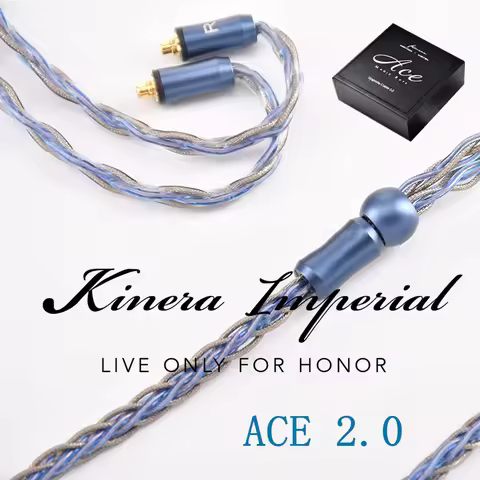KINERA ACE 2.0 Alloy copper silver foil wire 4-strand mixed headphone upgrade replacement wire