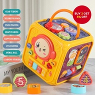 Toys for 1 Year Baby Toys Learning Toy with Music/Math/Activity Game 6 in 1 Interactive Preschool Ed