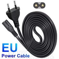 European 2 Pin To C7 Power Cord - EU Plug 2-Prong AC Supply Cable Plug Power Cord - For Computer, La