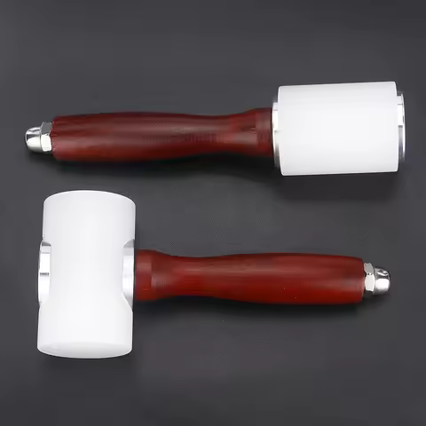 Leather DIY Carving Hammer Leathercraft Mallet Leather Work Sew Cowhide Rawhide Mallet Rubber Mallet